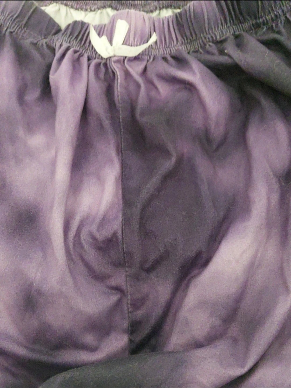 #84 vintage style retro purple stretch shorts size 4xl